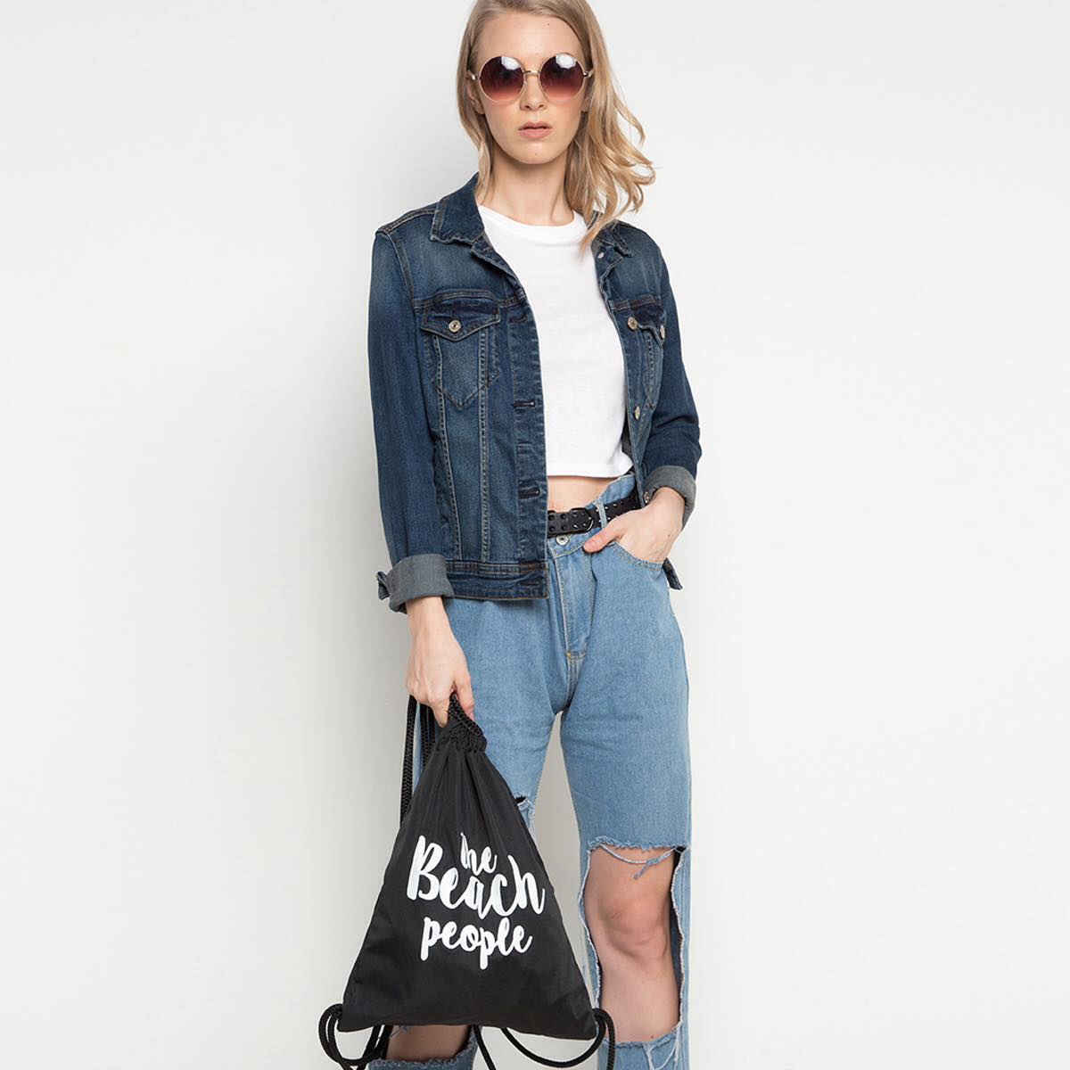 Julianne Candice Drawstring Beach People bag