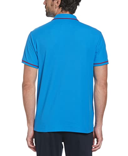 Original Penguin Men's Earl Org PIQ Polo W/Sticker Pete Shirt