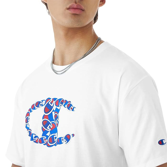 Champion Classic, Comfortable Crewneck Men's T-Shirt, Graphic Tee