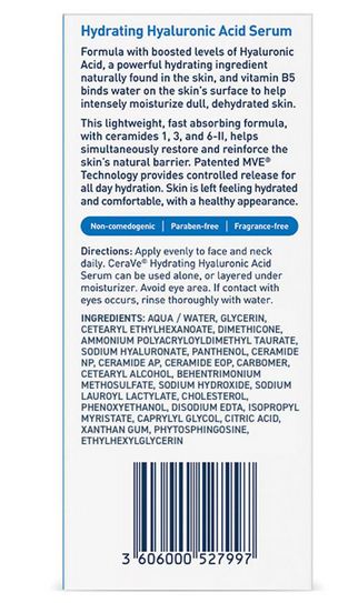 CeraVe Hydrating Hyaluronic Acid Serum
