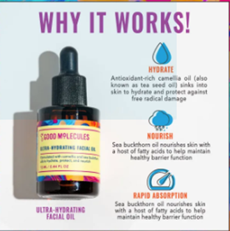 Good Molecules Ultra-Hydrating Facial Oil
