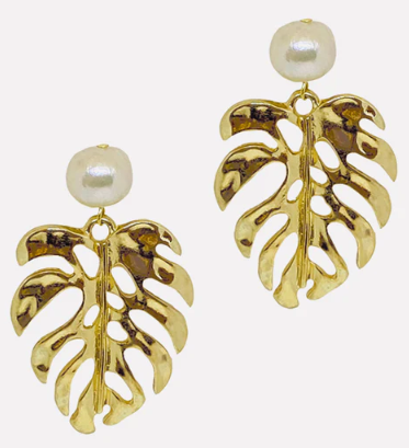 Arete Palmera Oro