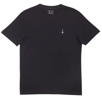GIORDANO Men's Classic Man T-Shirt 66-Signature Navy XL