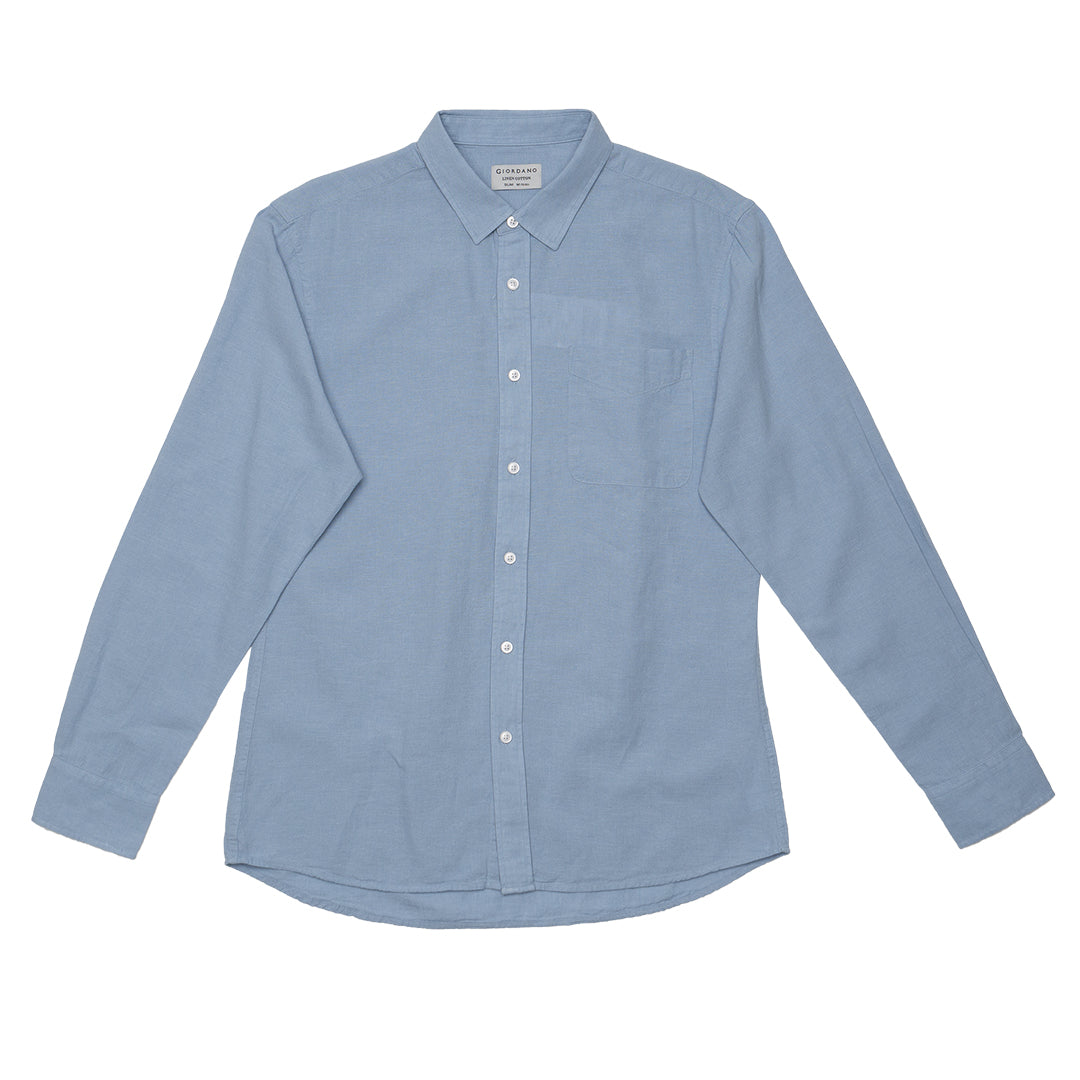 Giordano Men's Linen Cotton Shirt