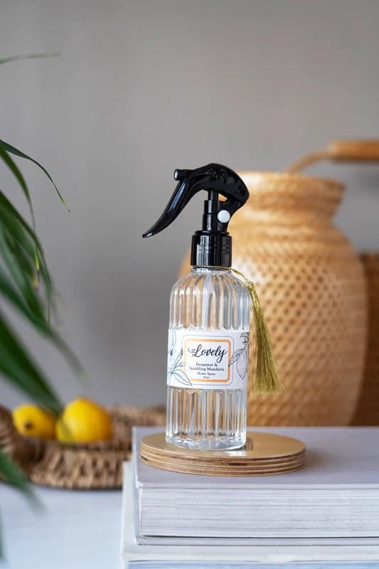 Lovely Fragrances Home Spray - Bergamot & Sparkling Mandarin