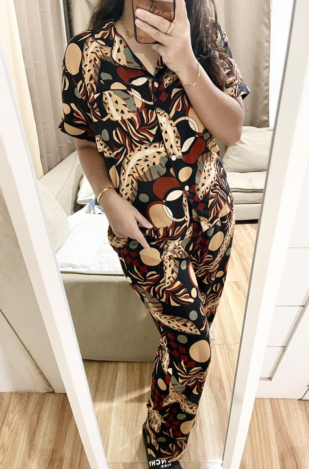 Alex's Secret Black & Beige Set - Pajama Style