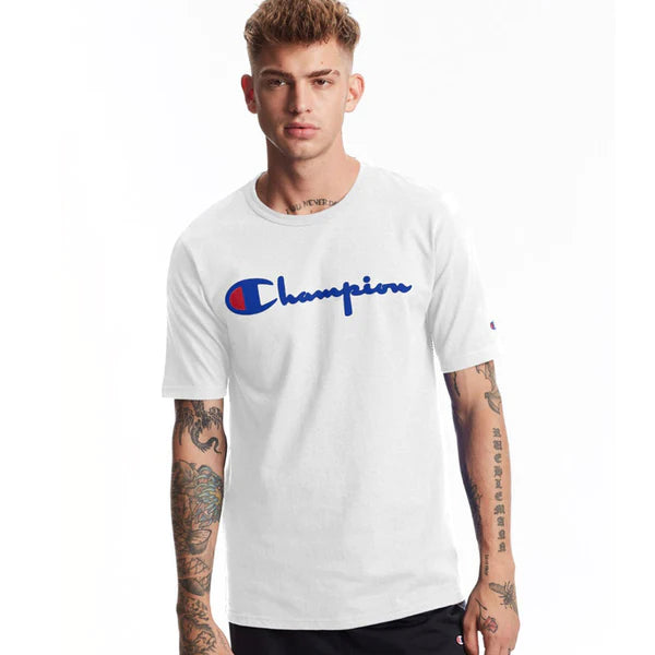 Champion USA Heritage T-Shirt (Screenprint Logo) - White