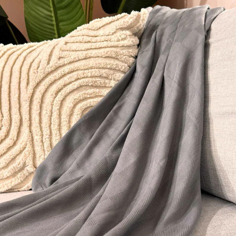 Linen & Homes Bamboo Muslin Throw Blanket