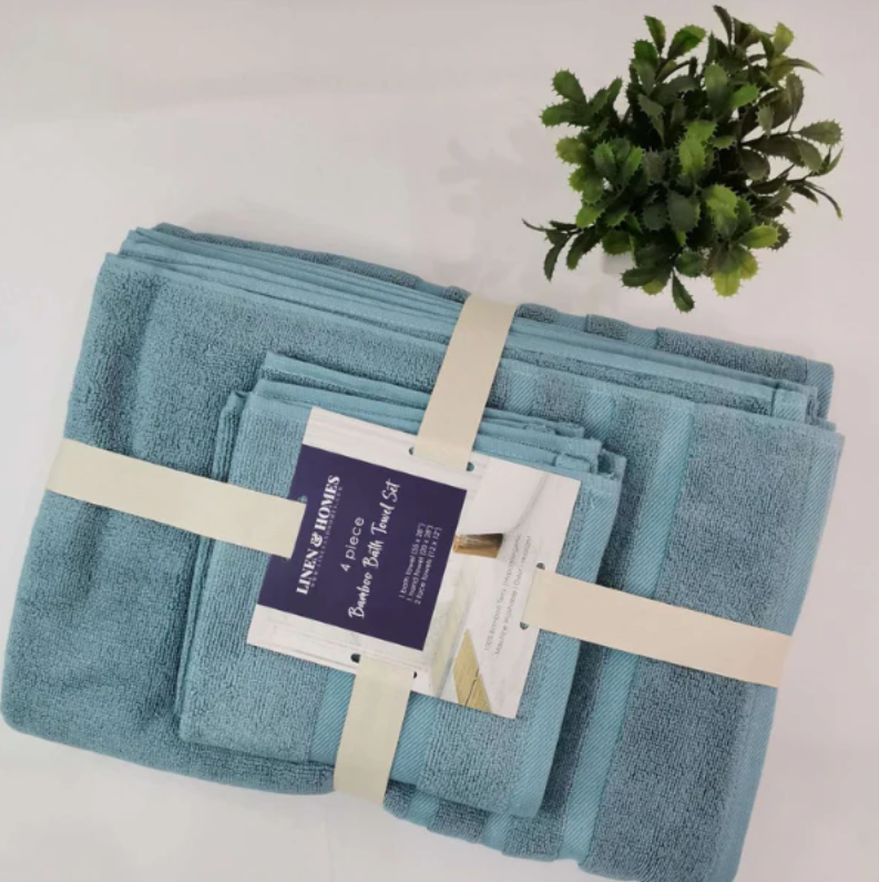 Linen & Homes 100% Bamboo Bath and Hand Towel
