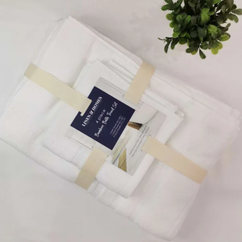 Linen & Homes 100% Bamboo Bath and Hand Towel