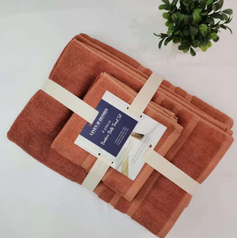 Linen & Homes 100% Bamboo Bath and Hand Towel