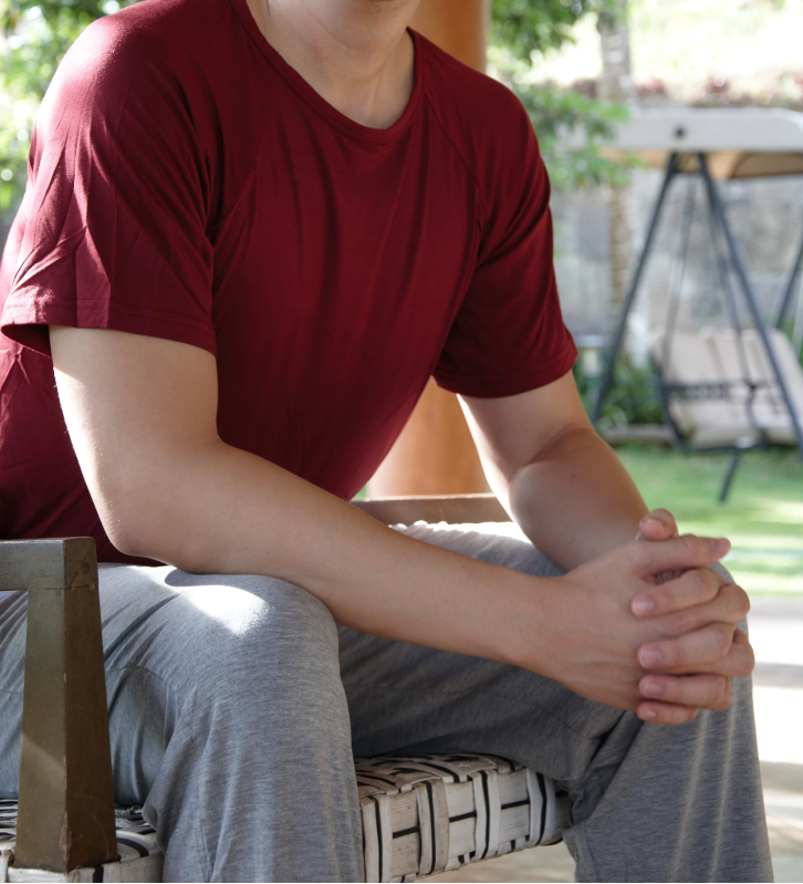 Linen & Homes Ryan Bamboo Men's Lounge T-Shirt S-M