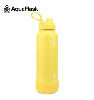 AQUAFLASK 22oz Neon Series Wide Mouth with Vacuum Insulated Stainless Steel Water Flask