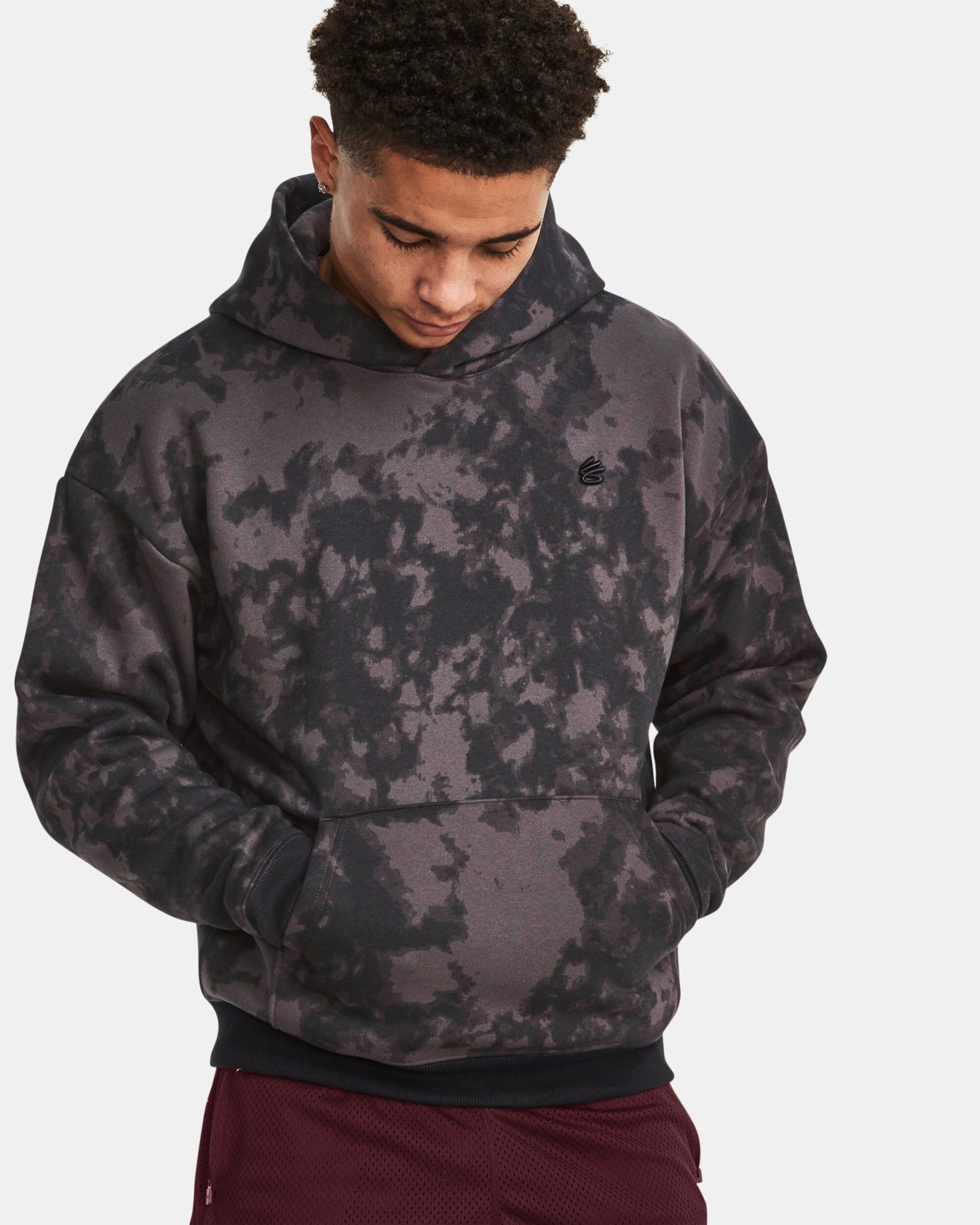 UnderArmour Men's Curry Acid Wash Hoodie