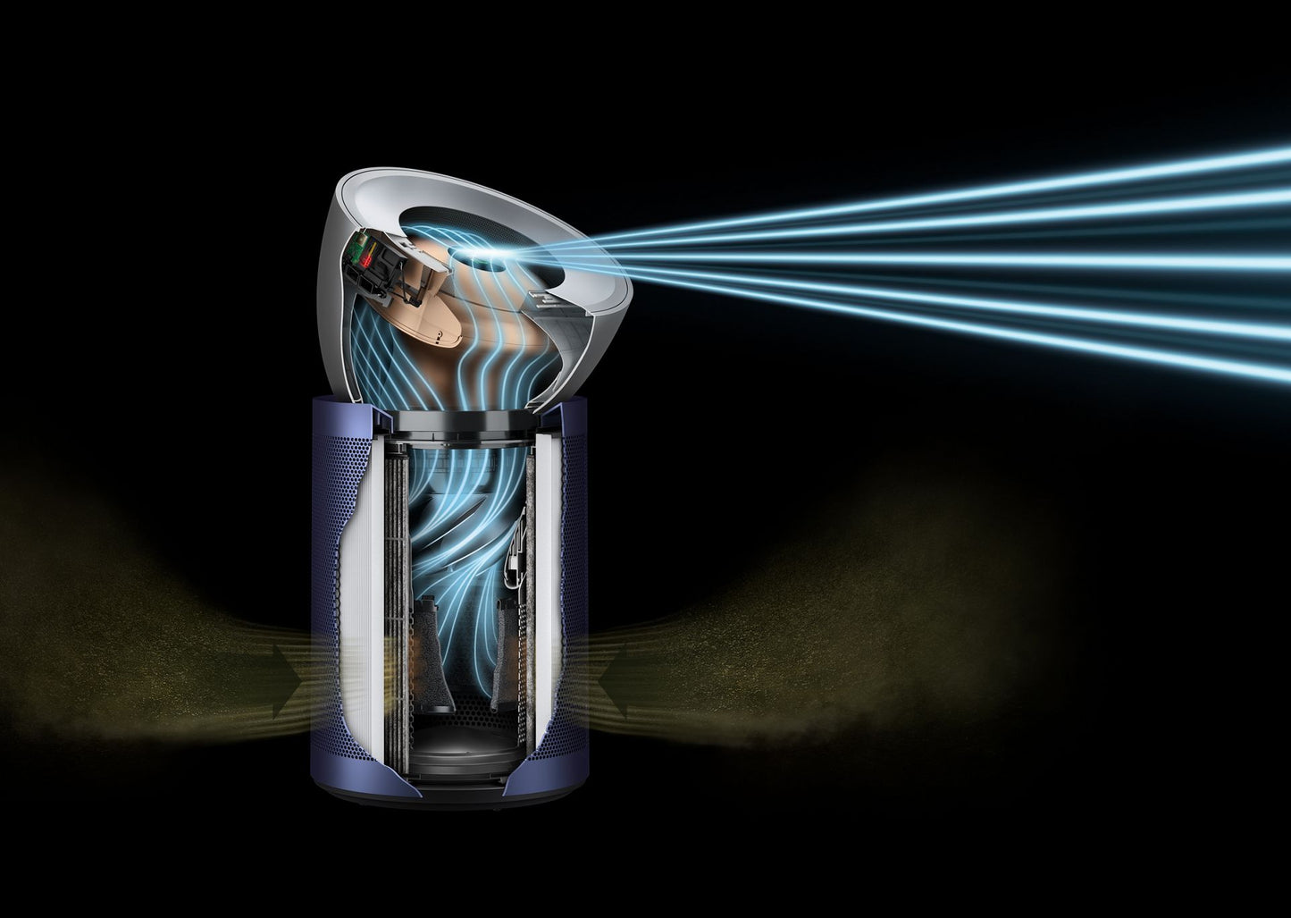 Dyson Purifier Big + Quiet Formaldehyde BP03 (Nickel/Prussian Blue)