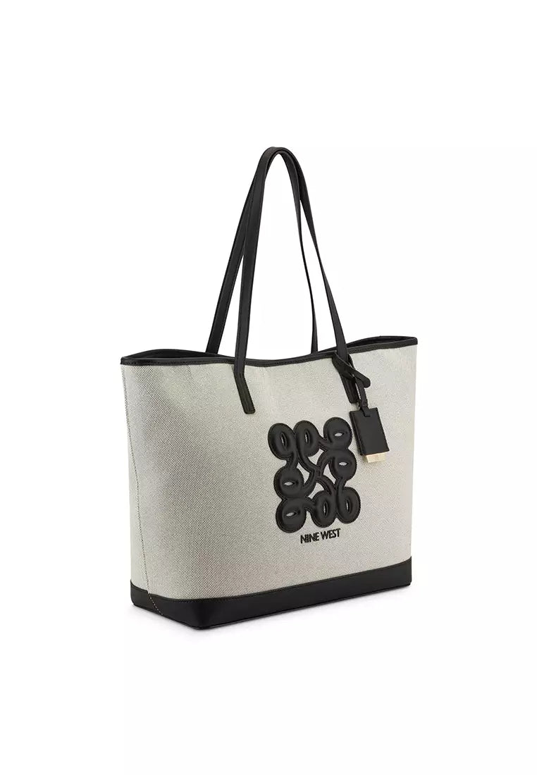 Nine West Jenson Large 2 In 1 Tote Natural/Black
