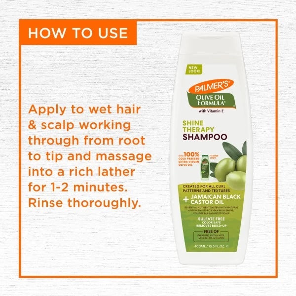 Palmers Olive Oil Shine Therapy Shampoo 400ml