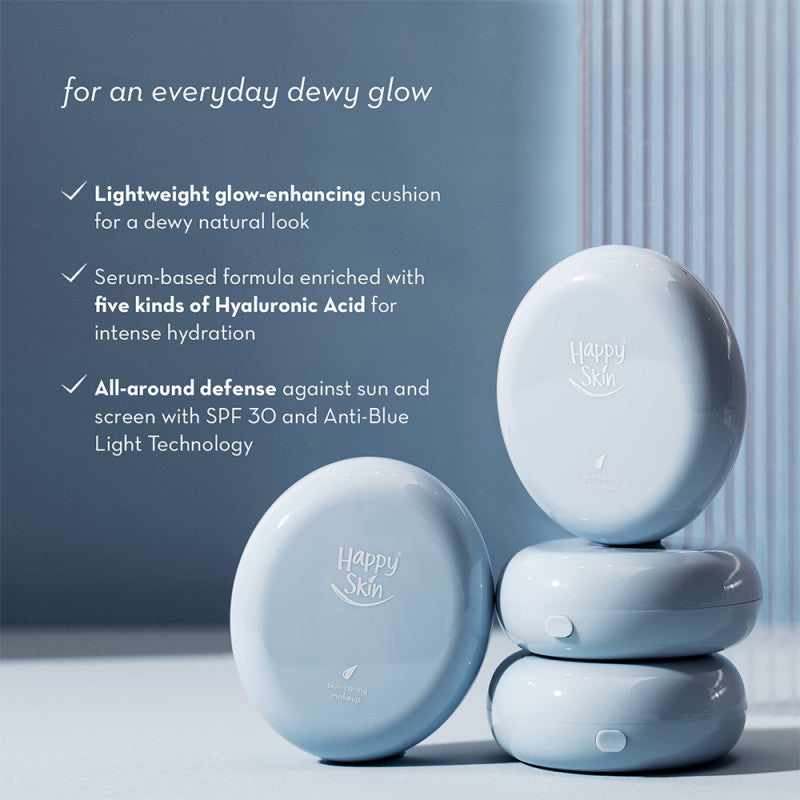 Happy Skin Second Skin Dewy Serum Cushion Foundation Spf30