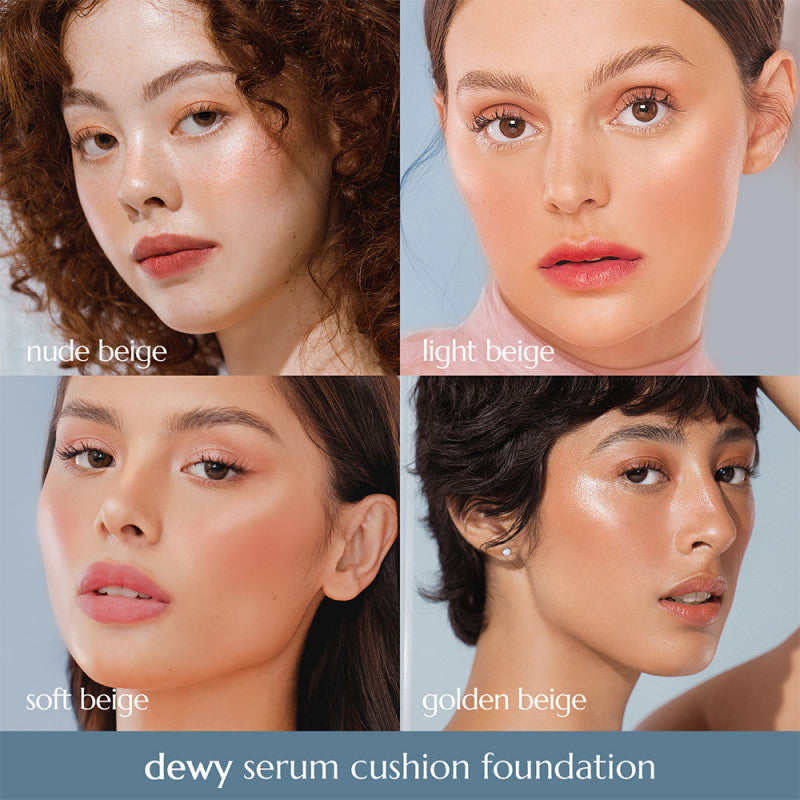 Happy Skin Second Skin Dewy Serum Cushion Foundation Spf30