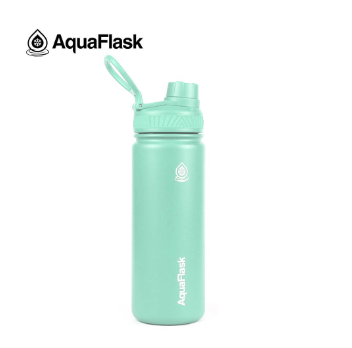 AQUAFLASK (18oz) Wide Mouth w/ Spout Lid - V2