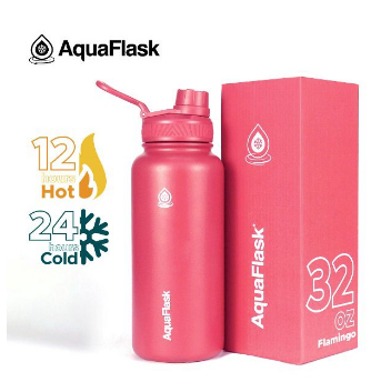 AQUAFLASK (32oz) Wide Mouth w/ Spout Lid - V2
