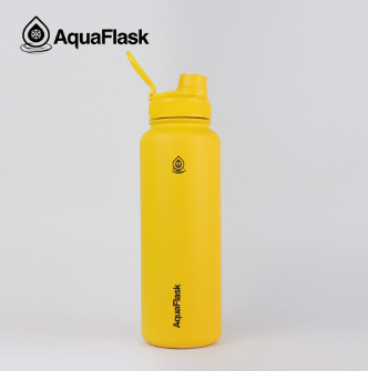 AQUAFLASK (40oz) Wide Mouth w/ Spout Lid - V2