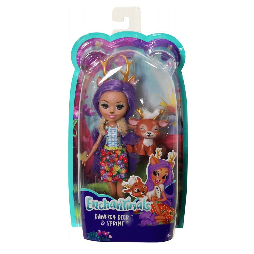 Mattel Enchantimals Doll And Animal Danessa Deer And Sprint