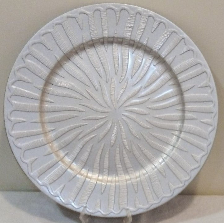 Charger Plate - Sun Ray Pattern Edge Design