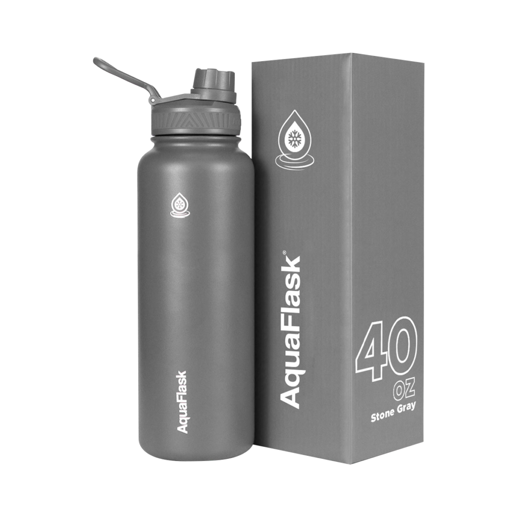 AQUAFLASK (40oz) Wide Mouth w/ Spout Lid - V2