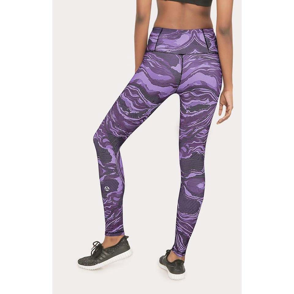 Atsui Women's Fitness Asami Leggings in Printed Charcoal