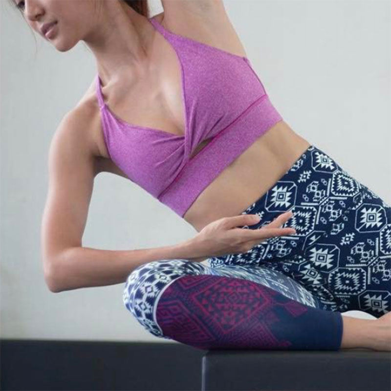Atsui Women's Fitness Ronin Purple Sports Bra