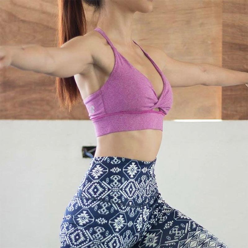 Atsui Women's Fitness Ronin Purple Sports Bra