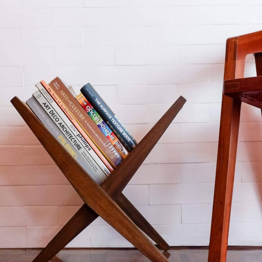 BAHADA MAGAZINE RACK (Walnut)