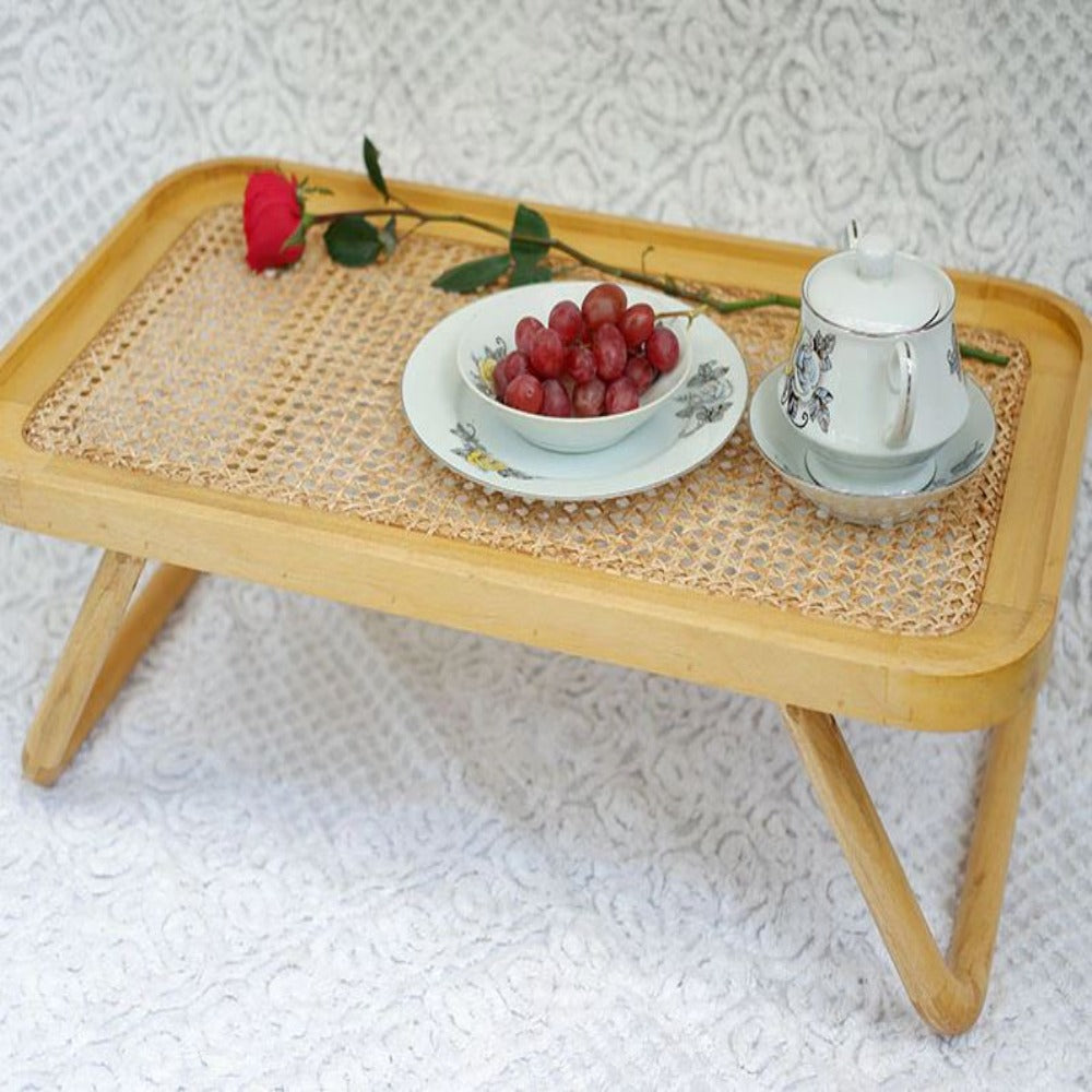 BANDEHA FOLDING BED TRAY (Oak)