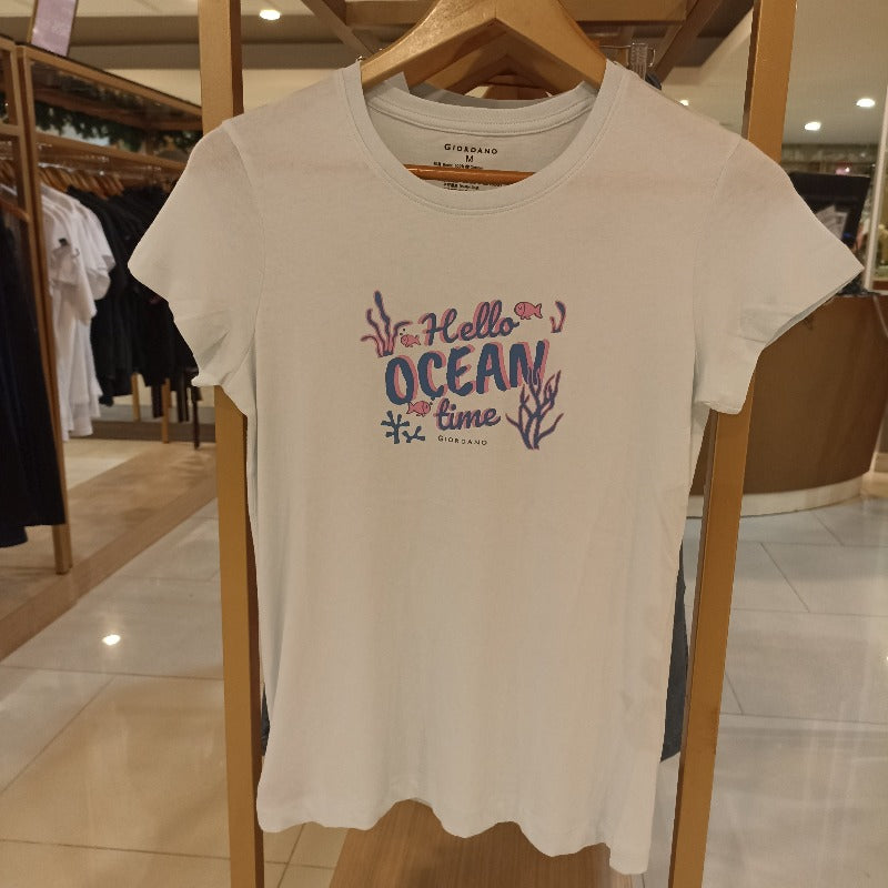 Giordano Women's Cotton Printed Tee