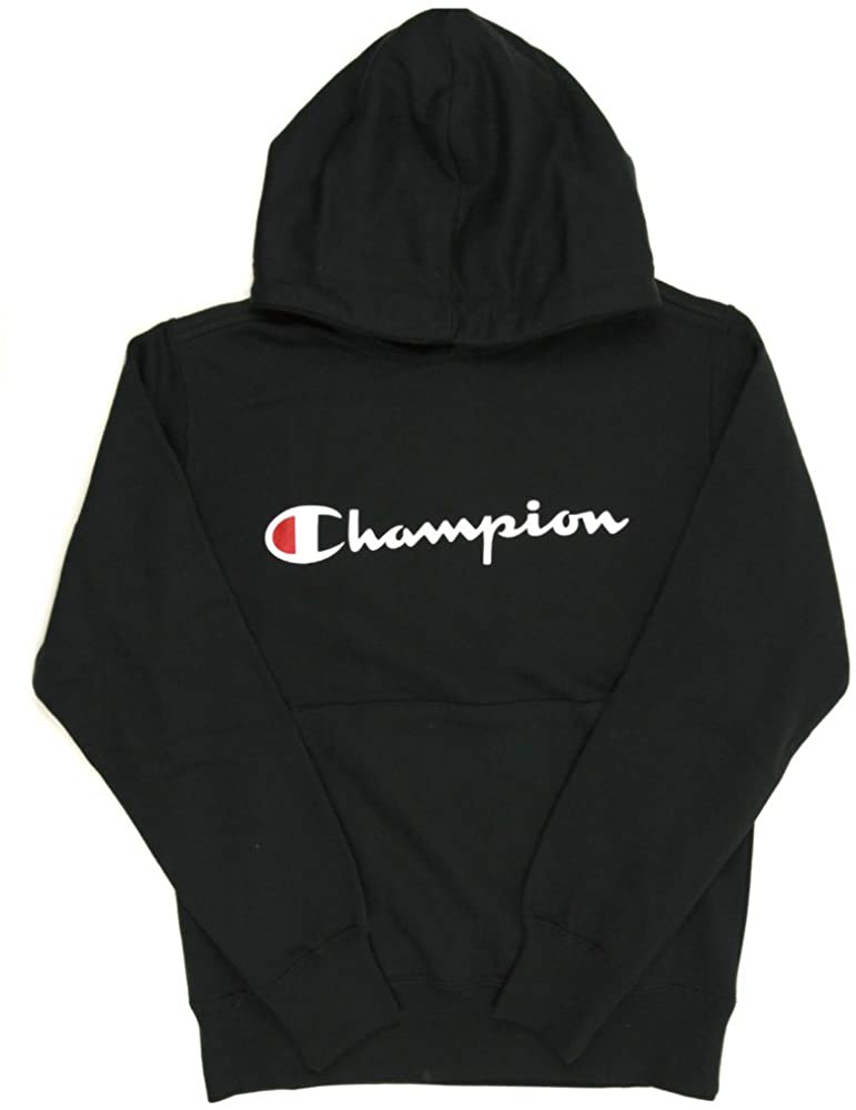 Champion Pullover Hooded Logo Sweatshirt