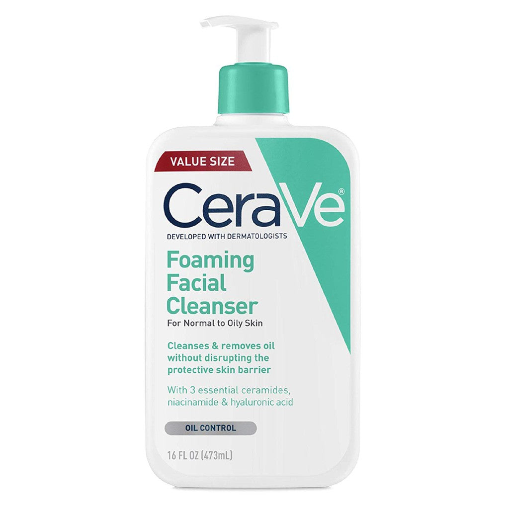 CeraVe Foaming Facial Cleanser for Oily Skin 16oz