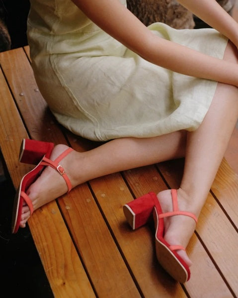 Cora and Bear Salsa Two-tone in Strawberry