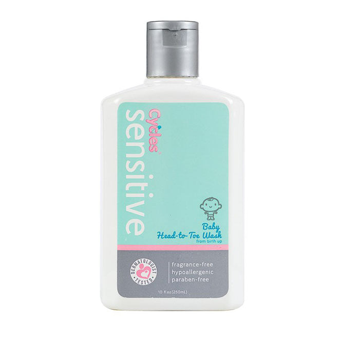 Cycles Sensitive Baby Head-to-Toe Wash 250mL