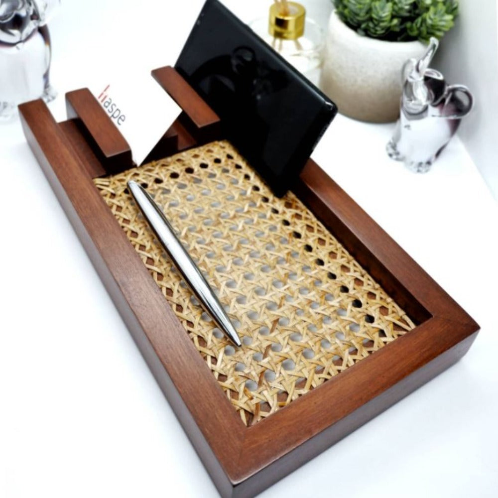 Haspe DESK ORGANIZER WITH PHONE STAND