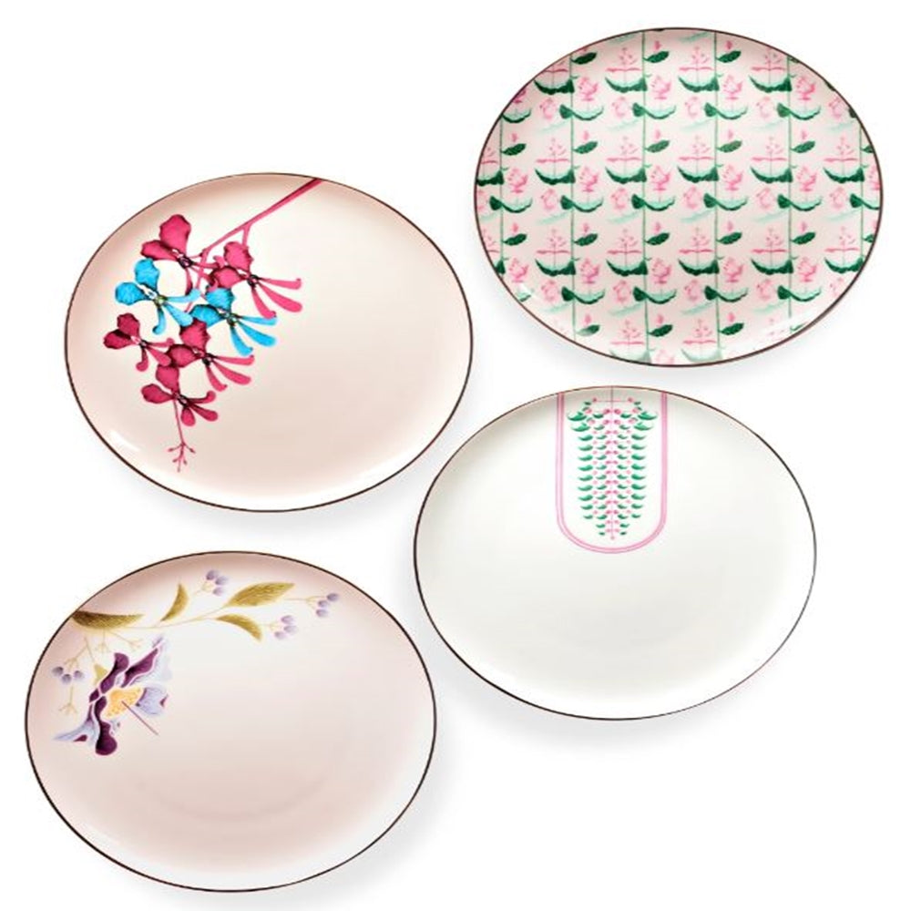 Truest Floral Parade Dinner Plates Set