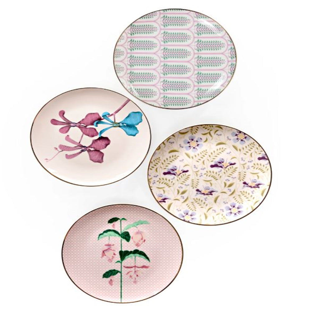 Truest Floral Parade Salad Plates (Set of Four)