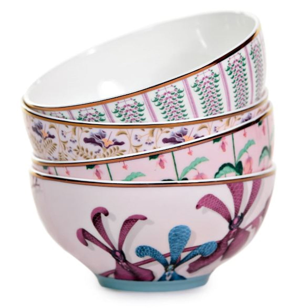 Truest Floral Parade of Bowls (Set of Four)