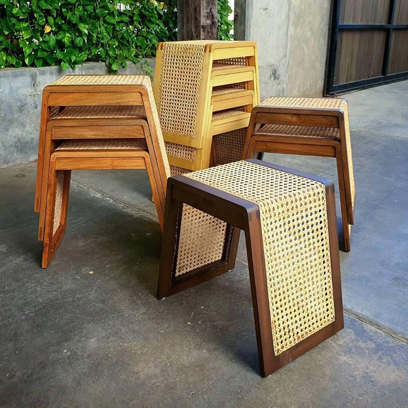 Laya Stackable Stool by Haspe Design Studio