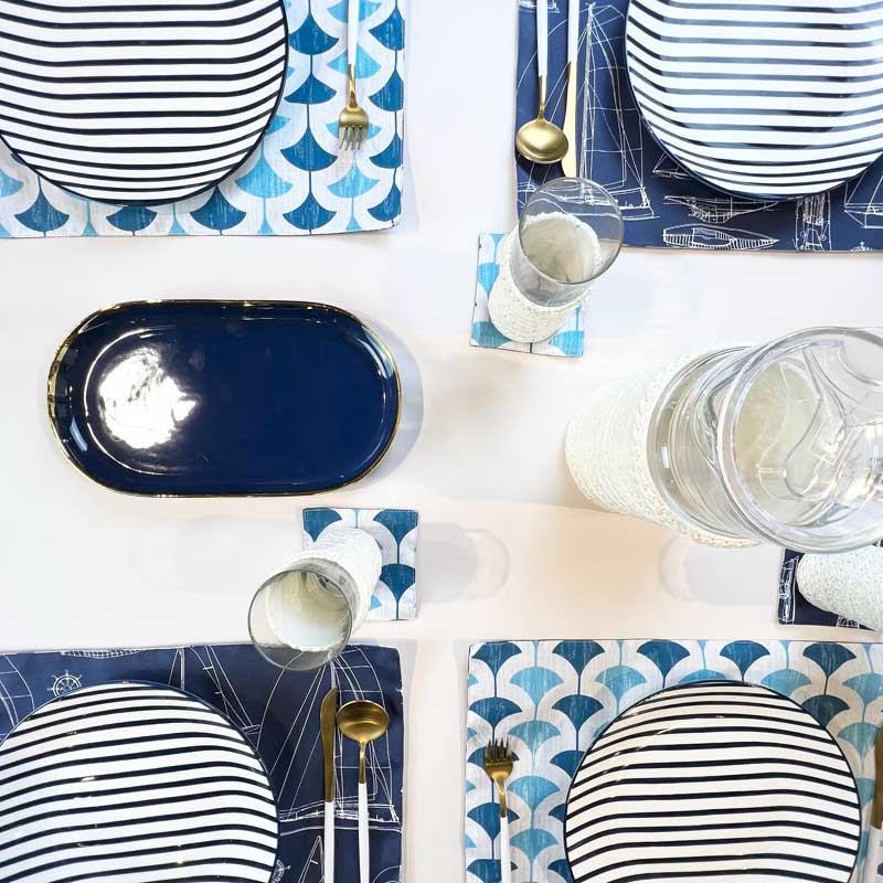 Kattegat Reversible Cloth Placemats (Set of 6)