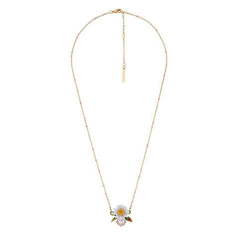 Les Néréides Paris Lovely Daisy on stone necklace