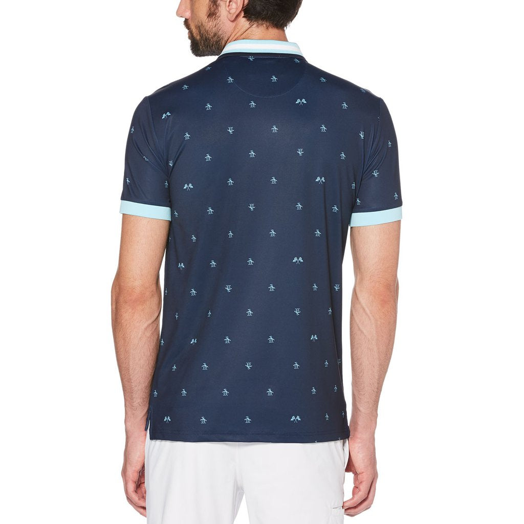 Original Penguin Men's The Re Pete Polo - Black Iris