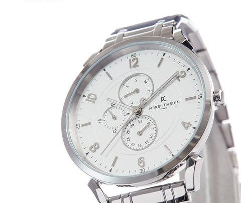 Pierre Cardin Pigalle Men's Analog Stainless Steel Link Watch