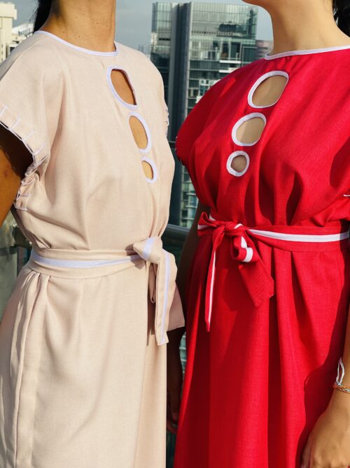 La Filippine Peekaboo Caftan