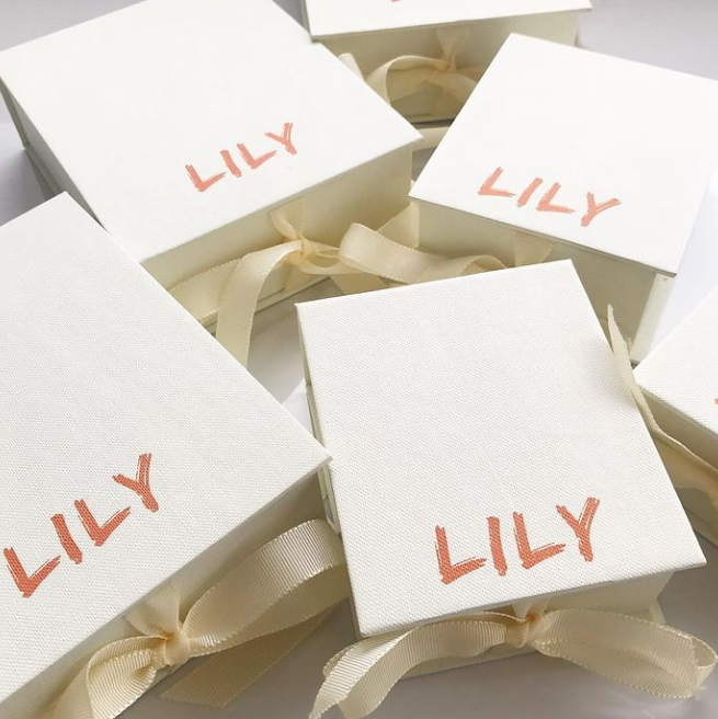 Lily Arc Charms in Pearl with Baby Hoops